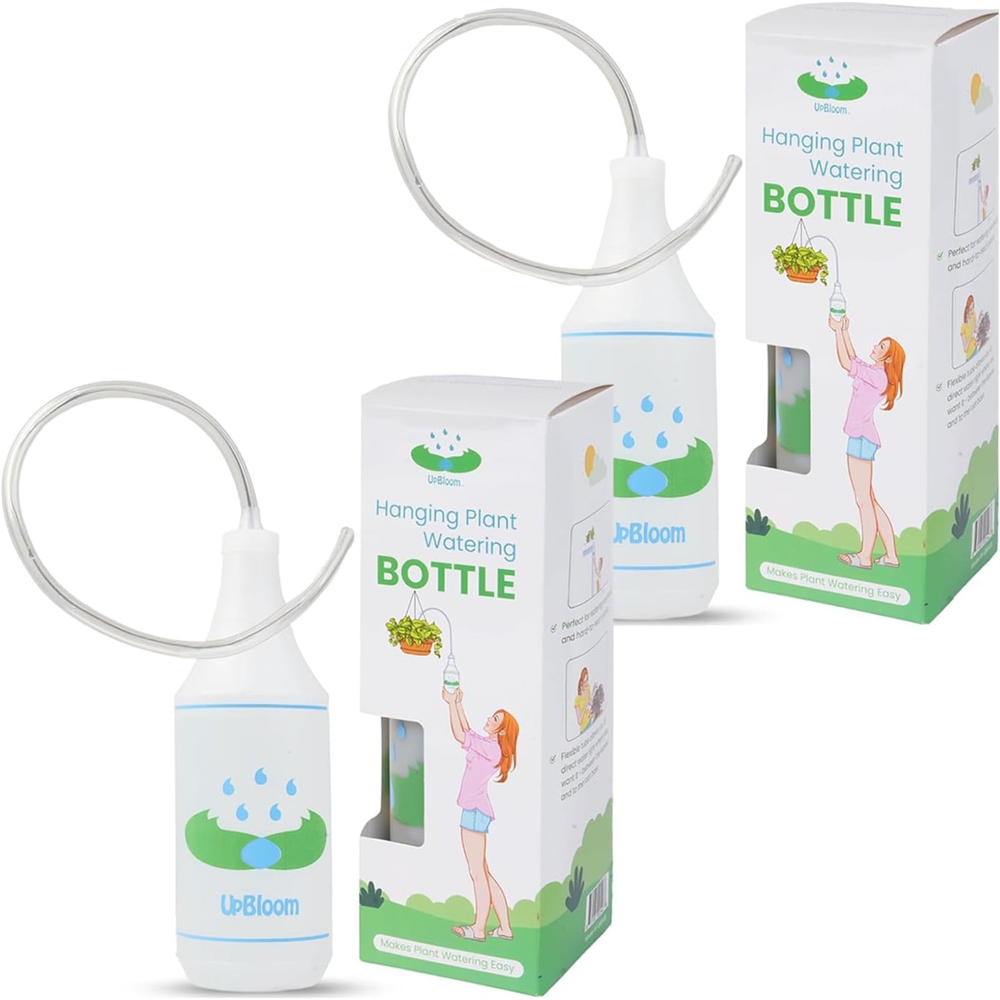 32 Oz Squeeze Bottle for Hanging Plants, Squirt Bottle/Water Container for Outdoor/Indoor Hanging Plant Made in The USA (Great Alternative for Outdoor/Indoor Watering Can)