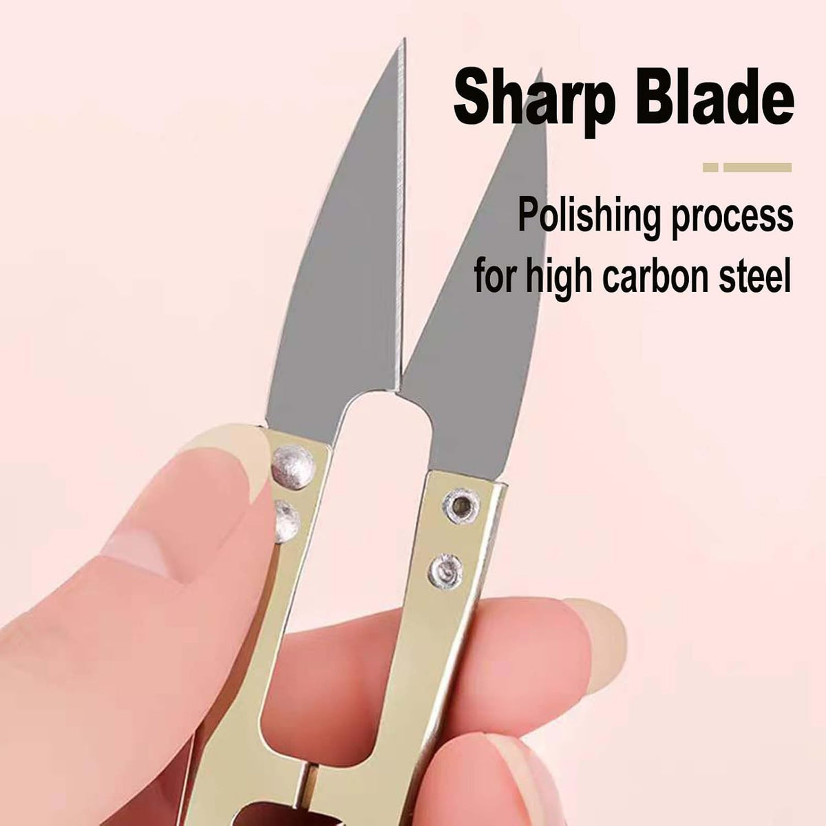 10PCS Golden Eagle Thread Clippers - All Metal, High-Carbon Steel, 4.25 Inch Multifunctional Scissors for Sewing, Quilting, Knitting, DIY, Jewelry, Bonsai (Golden)