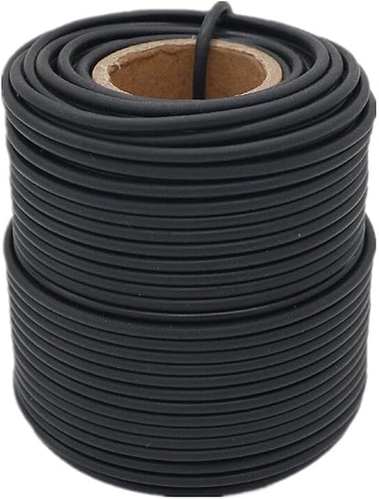 Garden Flexible Wire Tie, Soft Twist Plant Ties Support Plant Vines for Supporting and Fixing Garden Planting Branches Vines & Stems ，Organize Data Wire and Office Organization 65.6’ ( 3.5MM) (black)