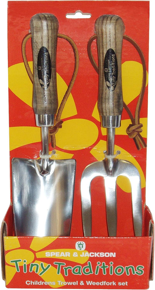 4035SET Traditional Children's Trowel & Weed Fork Set