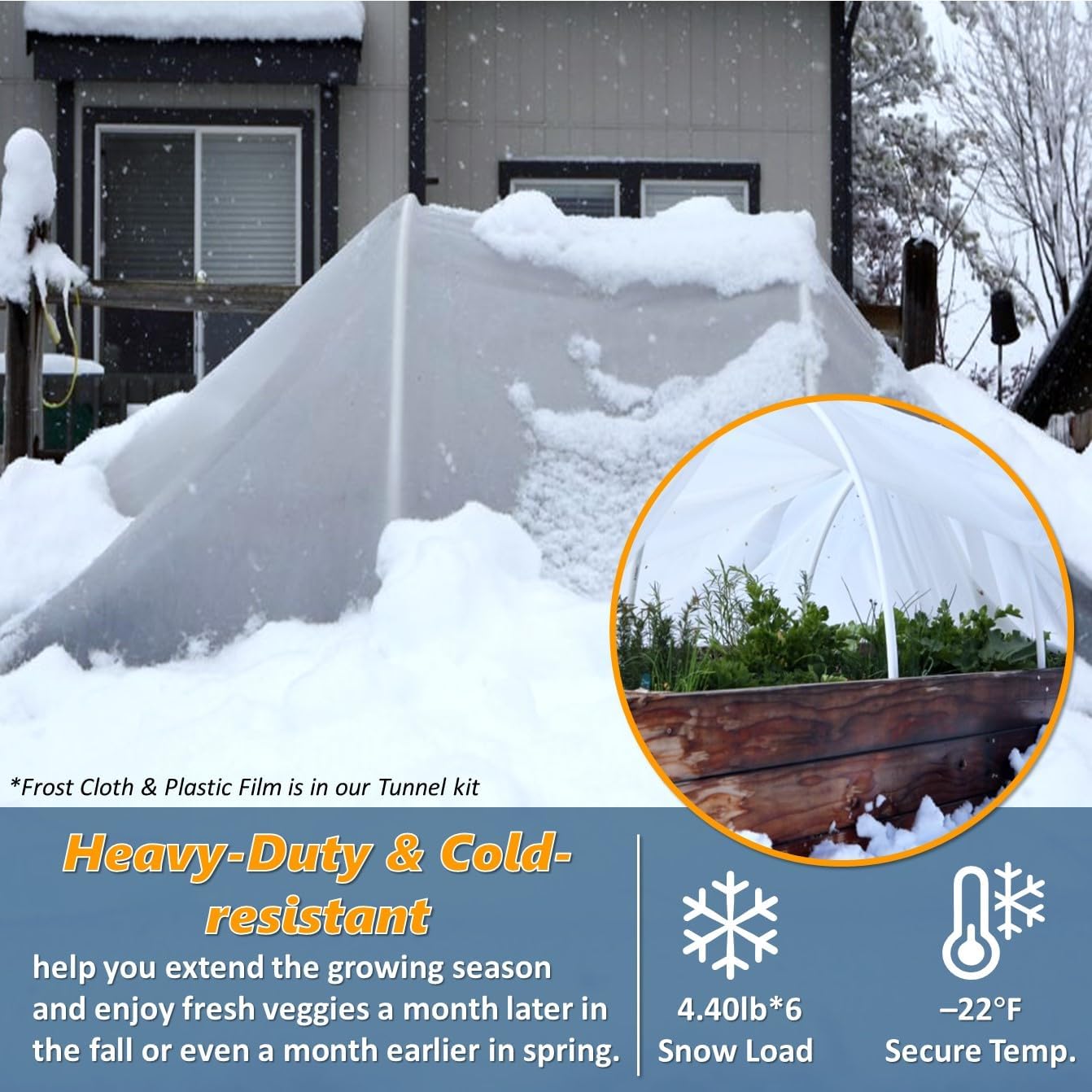 Greenhouse Hoops for 2-4ft Wide Raised Beds, 6.56ft Long Super Bendable Fiberglass Garden Hoops, Weather Resistant Grow Tunnel Support Frame for Plant Row Cover, 6 Pcs