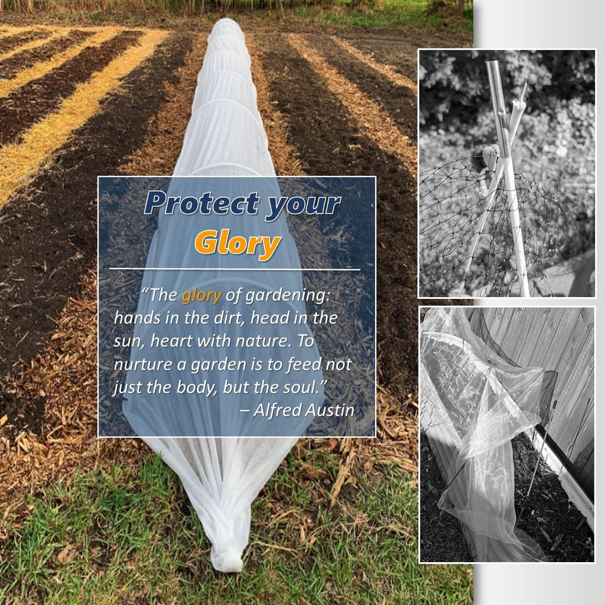 Greenhouse Hoops for 2-4ft Wide Raised Beds, 6.56ft Long Super Bendable Fiberglass Garden Hoops, Weather Resistant Grow Tunnel Support Frame for Plant Row Cover, 6 Pcs