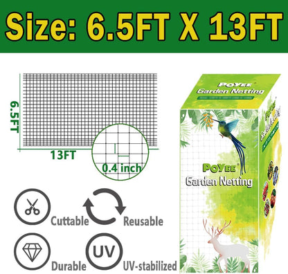 Bird Netting, 7.5x100FT Heavy Duty Garden Netting