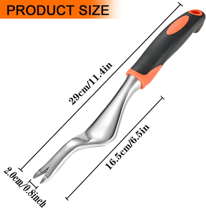 Weed Puller Tool with Long Handle 3 in 1 Manual Garden Hoe Heavy Duty Weeder Remover Tool for Yard, Lawn, Patio and Garden