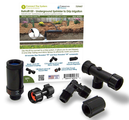 Retrofit Kit - Underground Sprinkler to Drip Irrigation