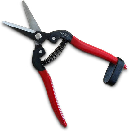 K7A Pruning Snips – 7,5" – Carbon Steel Flower Pruning Scissors for Gardening | Floral Snips and Pruners for Deadheading, Trimming & Harvesting Herbs, Flowers, Fruits or Vegetables