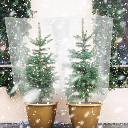 6 Pcs Winter Plant Covers Freeze Protection, 27.6 x 43.3 Inch