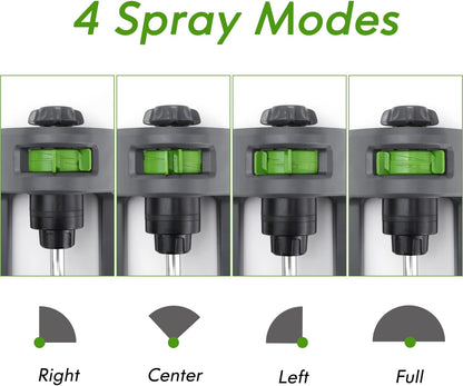 Lawn Sprinkler, Metal Oscillating Sprinkler with Brass Nozzles, Water Sprinkler for Lawn Covers up to 3,600 Ft, Includes Spray Jet Cleaning Needle, Grey
