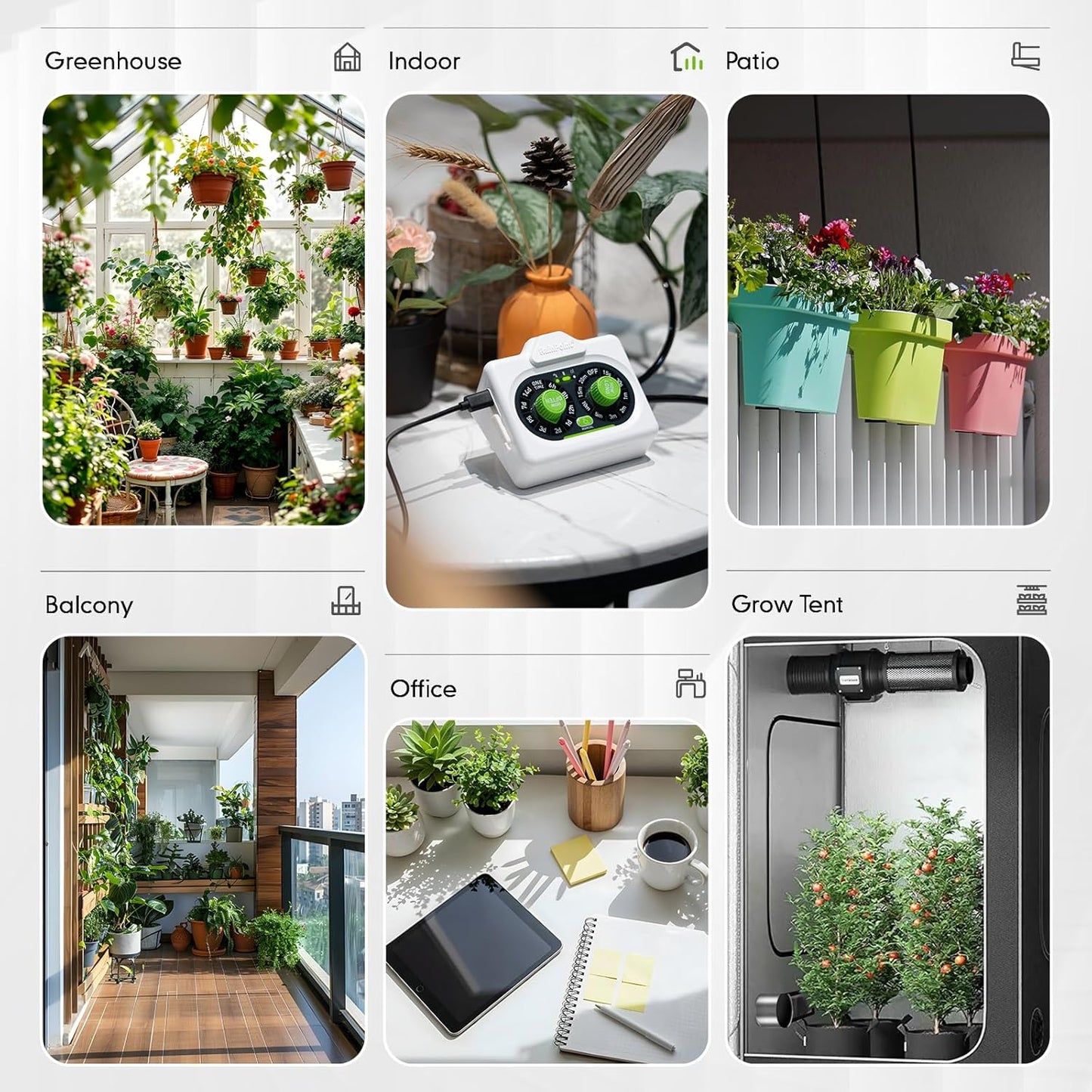 Easy-Setup Automatic Plant Waterer Indoor for Pot Plant Adjustable Water Output,Battery Powered Outdoor IP54 Waterproof Drip Irrigation System Device Kit Beginner-Friendly Water 10-15 Plants