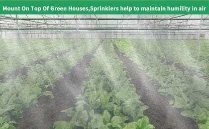 2026 Sprinkler Hose & Soaker Hose for Yard - 100 FT Reinforced Flat Garden Hose with Holes, Heavy Duty No-Kink Lawn Irrigation Hose (Includes Stakes, High Pressure Spray)