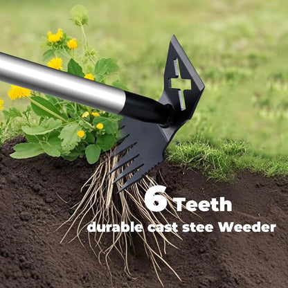 Weed Puller Tool with Long Handle, 60" Garden Weeding Tool