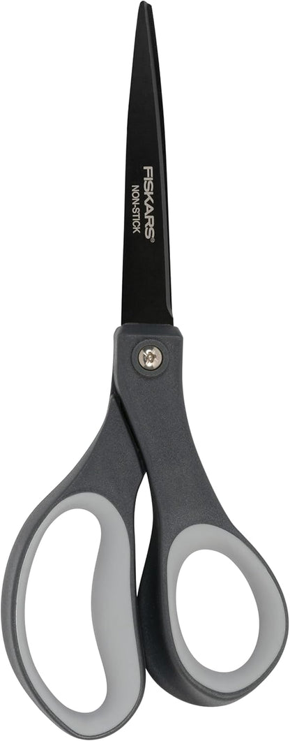 8" Non-Stick Titanium SoftGrip All Purpose Scissors for Office