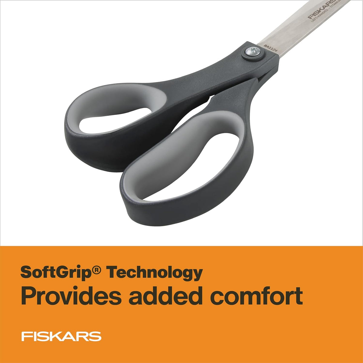 8" Non-Stick Titanium SoftGrip All Purpose Scissors for Office
