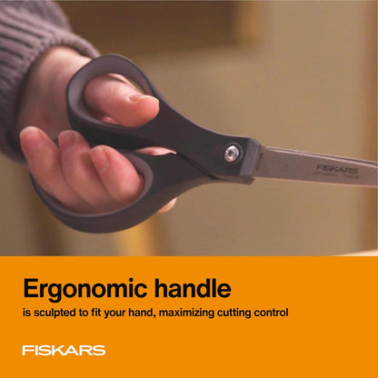 8" Non-Stick Titanium SoftGrip All Purpose Scissors for Office