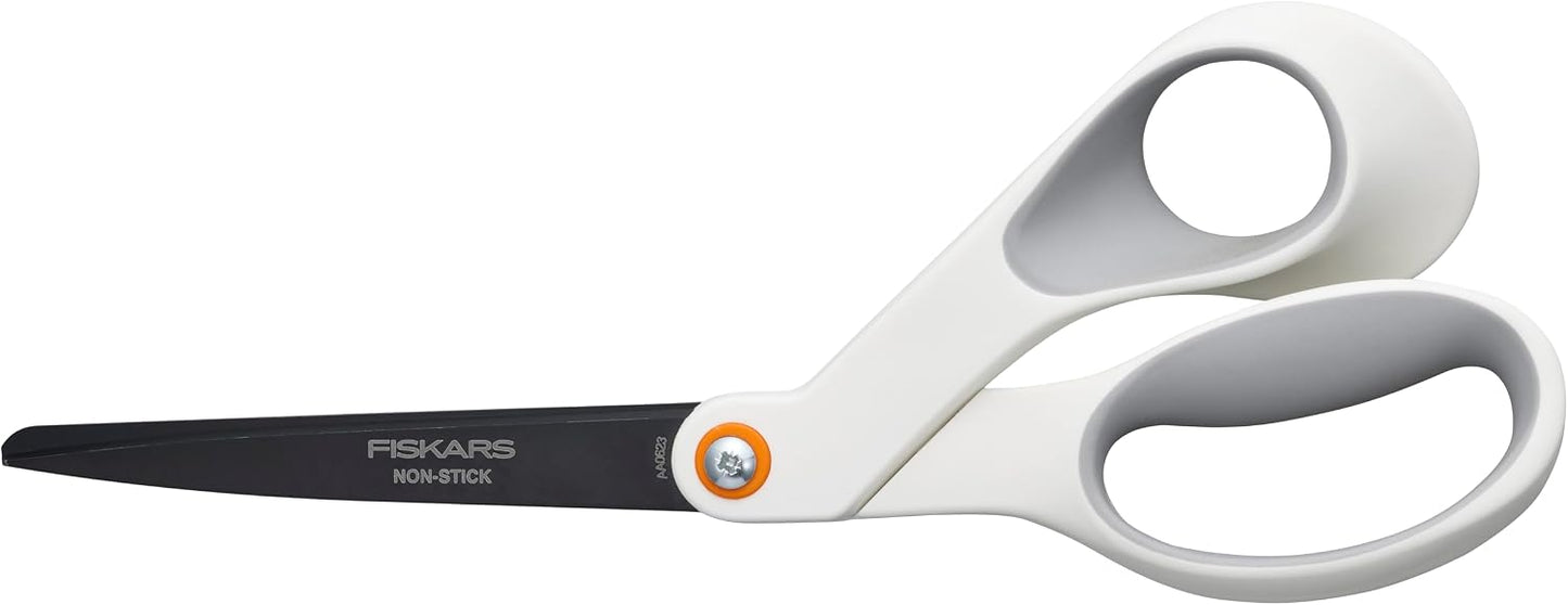 8" Non-Stick Titanium SoftGrip All Purpose Scissors for Office