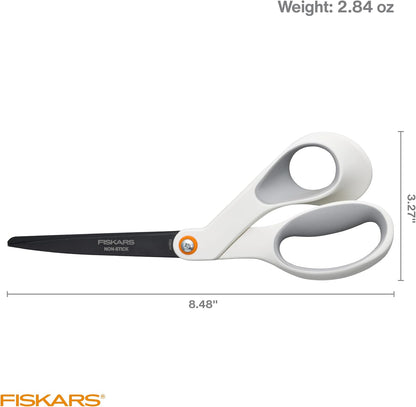 8" Non-Stick Titanium SoftGrip All Purpose Scissors for Office