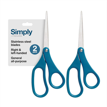 8" Non-Stick Titanium SoftGrip All Purpose Scissors for Office