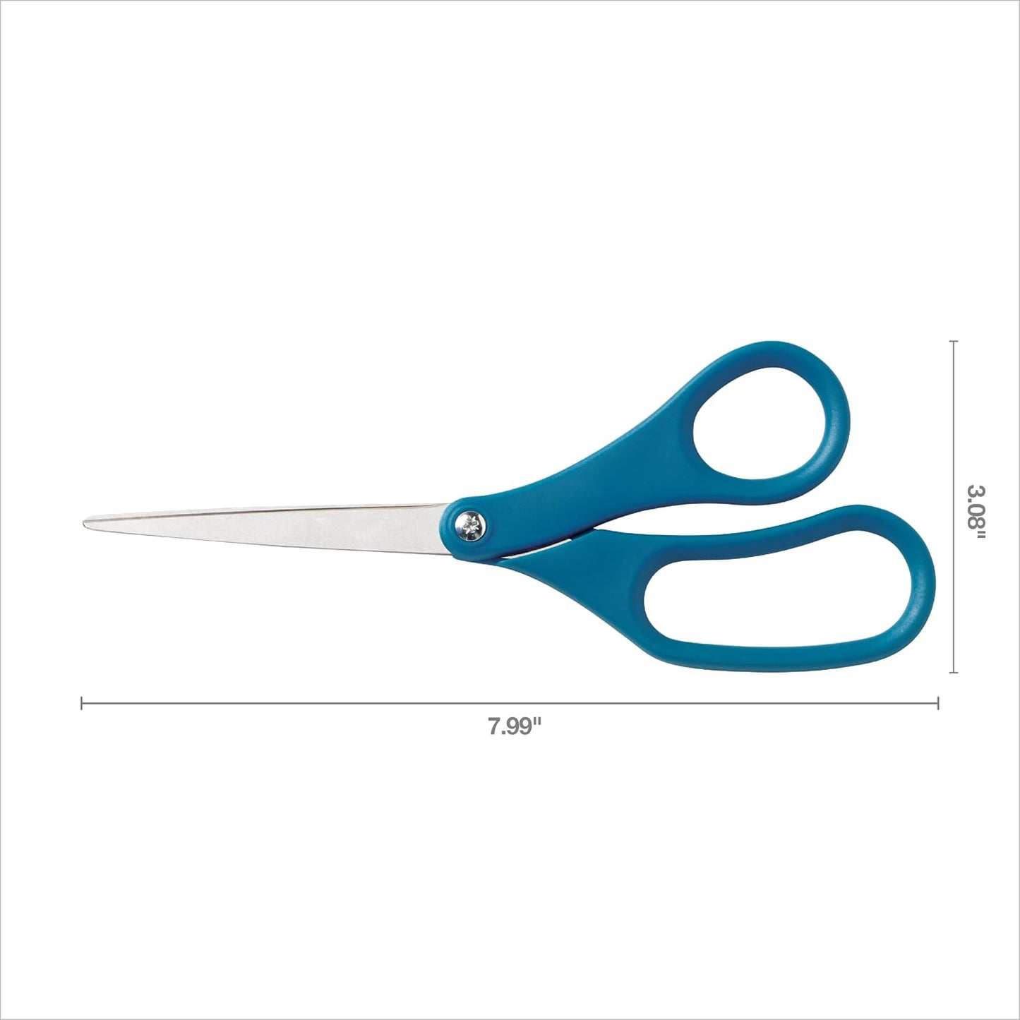 8" Non-Stick Titanium SoftGrip All Purpose Scissors for Office