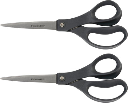 8" Non-Stick Titanium SoftGrip All Purpose Scissors for Office