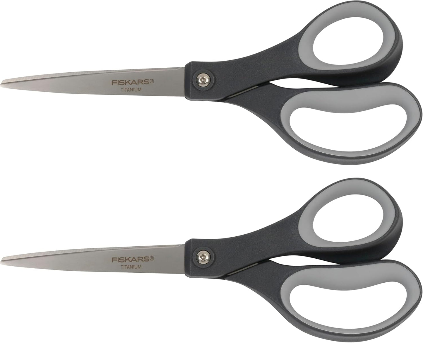 8" Non-Stick Titanium SoftGrip All Purpose Scissors for Office