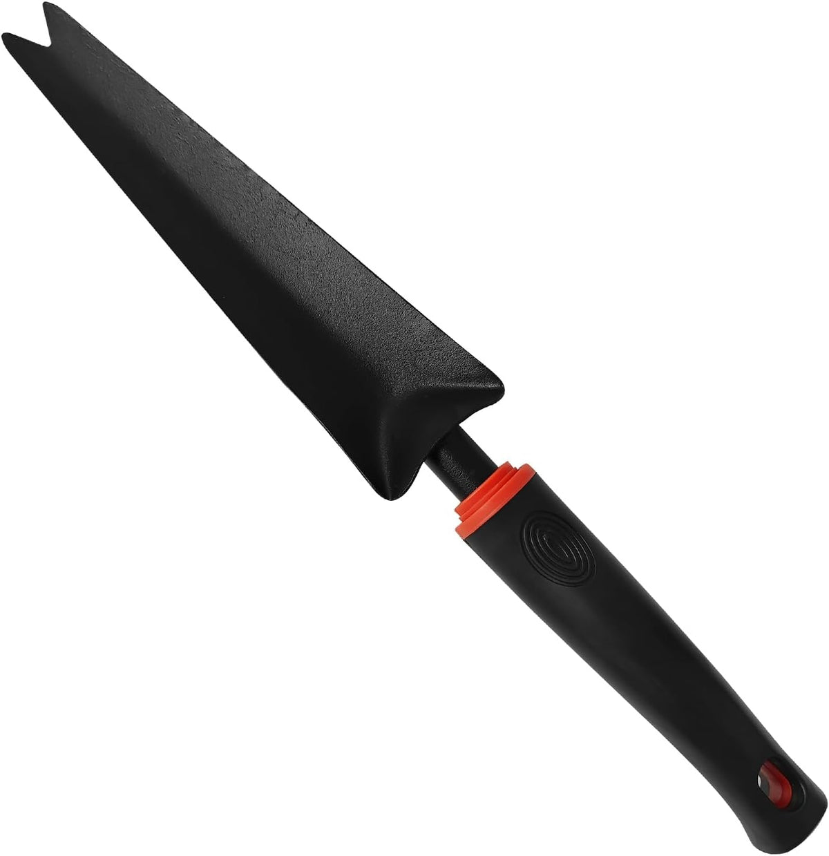 Small Hand Rake, Stainless Head and Tines, Gardening Hand Tool with Ergonomic Handle and Hanging Hole for Storage for Maintaining Raised Garden Beds