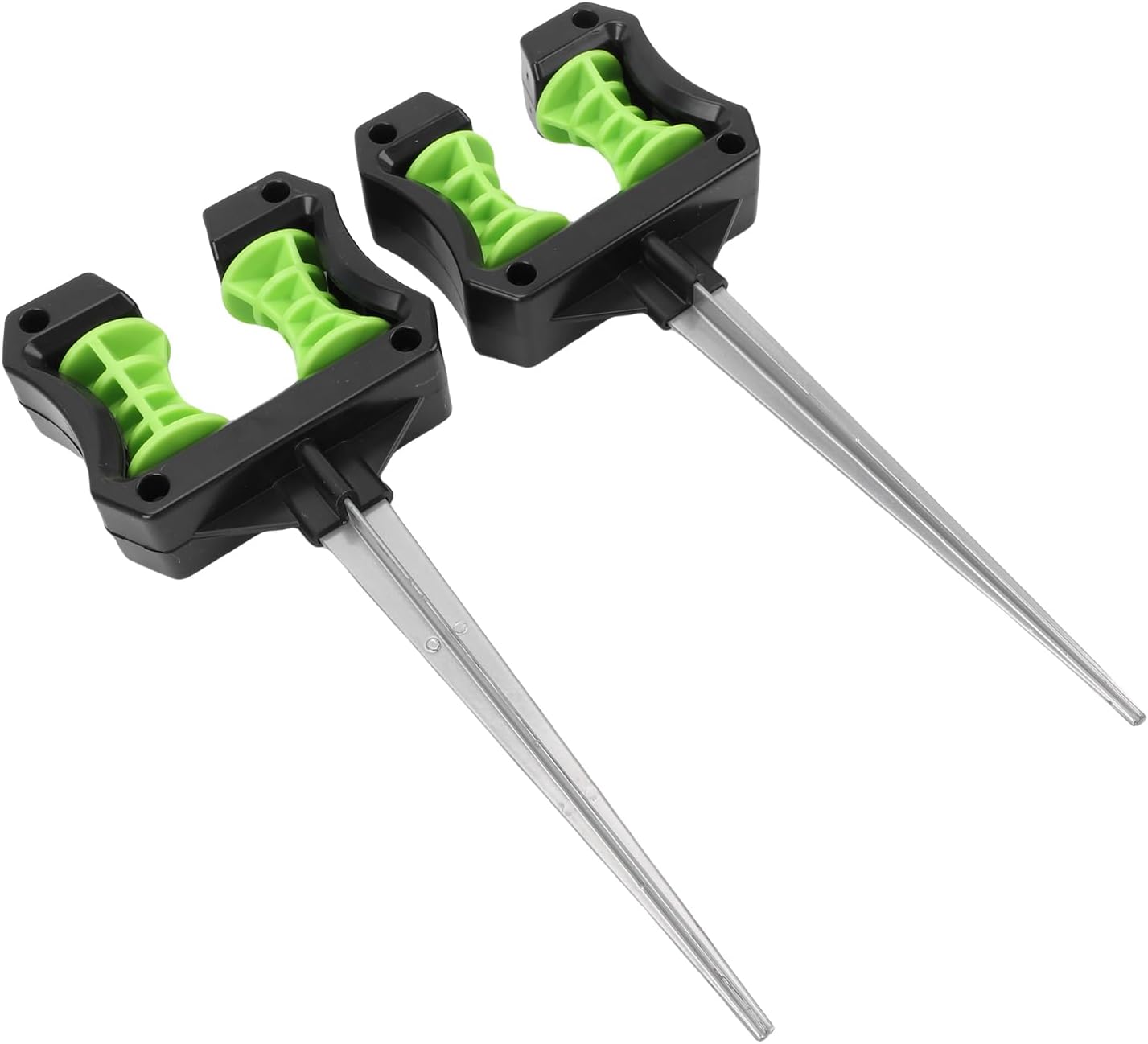 2-Pack Hose Guide Spikes, 10.2in/26cm ABS - Lawn Water Pipe Direction Holders for Garden Agricultural Irrigation Support Stakes with Easy Installation