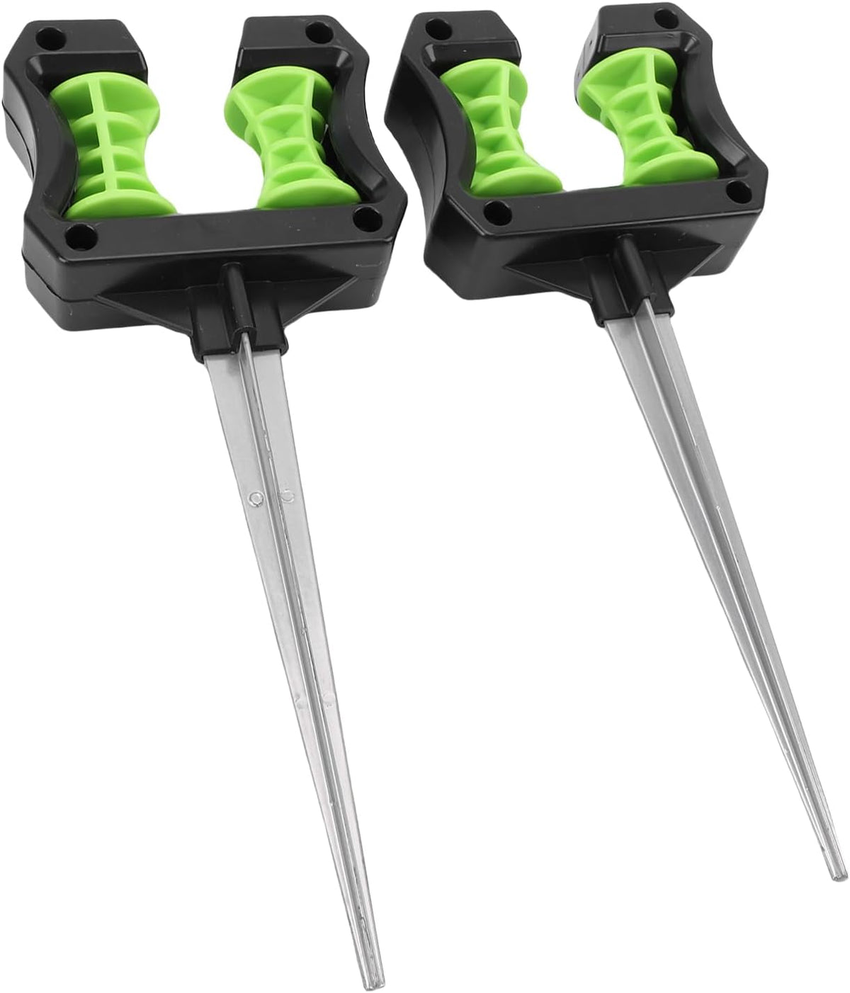 2-Pack Hose Guide Spikes, 10.2in/26cm ABS - Lawn Water Pipe Direction Holders for Garden Agricultural Irrigation Support Stakes with Easy Installation