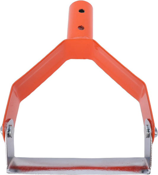 Stirrup Hoe Garden Tool, Heavy Duty Carbon Steel Scuffle Garden Hoe, Suitable for Weeding, Loosening Soil, Digging, Planting, and Cultivating Flowers Vegetables. (Orange)