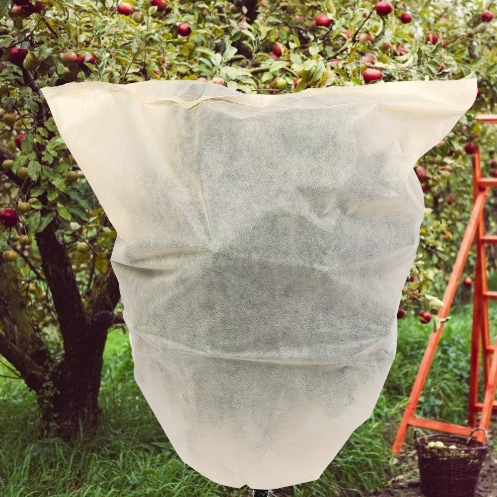 3PCS Plant Cover, Floating Row Cover Garden Fabric Plant Cover for Winter Frost/Sun Protection Garden Tree Flowers Shrub Sunblock Frost Protection