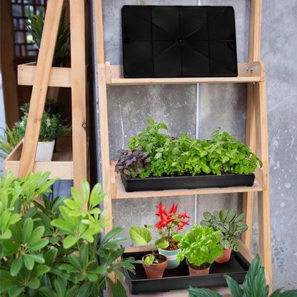 ZAVOOS 6 Pack Nursery Potting Trays with No Drain Holes