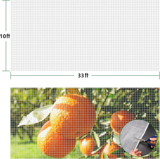 Garden Mesh Netting for Plants-10X33 FT Insect Netting for Garden,Garden Cover,Garden Bug Netting,Berry Netting,Garden Fabric Plant Cover