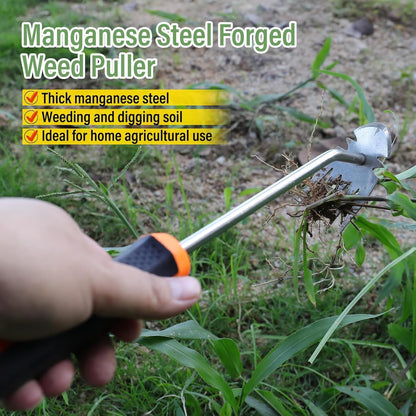 2026 New Gardening Weeding Tools,Portable Garden Weeder Tool,Portable Garden Weeding Tool for Vegetable Gardening Backyard Farm Planting & Weeding (Rubber Handle)