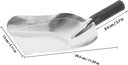 Garden Hand Shovel Trowel, 11.59 Inch Stainless Steel Digging Spade, Small Metal Scoop for Planting Weeding Soil Potting