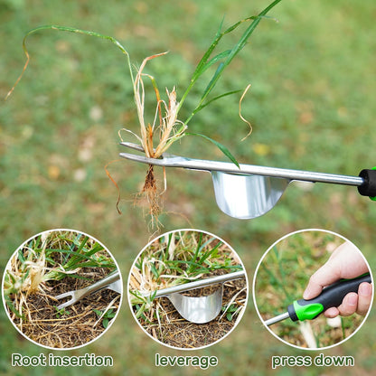 Weed Puller Tool, 4 Pack Stainless Steel Weeding Tool