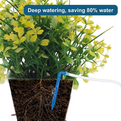 Automatic Plant Waterer Replacement Kit for 15 Potted Plants, Accessories Expansion Set for Auto Drip Irrigation Programmable Self Watering Timer Devices