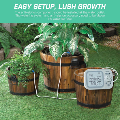 Automatic Plant Waterer Replacement Kit for 15 Potted Plants, Accessories Expansion Set for Auto Drip Irrigation Programmable Self Watering Timer Devices