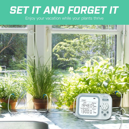 Automatic Plant Waterer Replacement Kit for 15 Potted Plants, Accessories Expansion Set for Auto Drip Irrigation Programmable Self Watering Timer Devices
