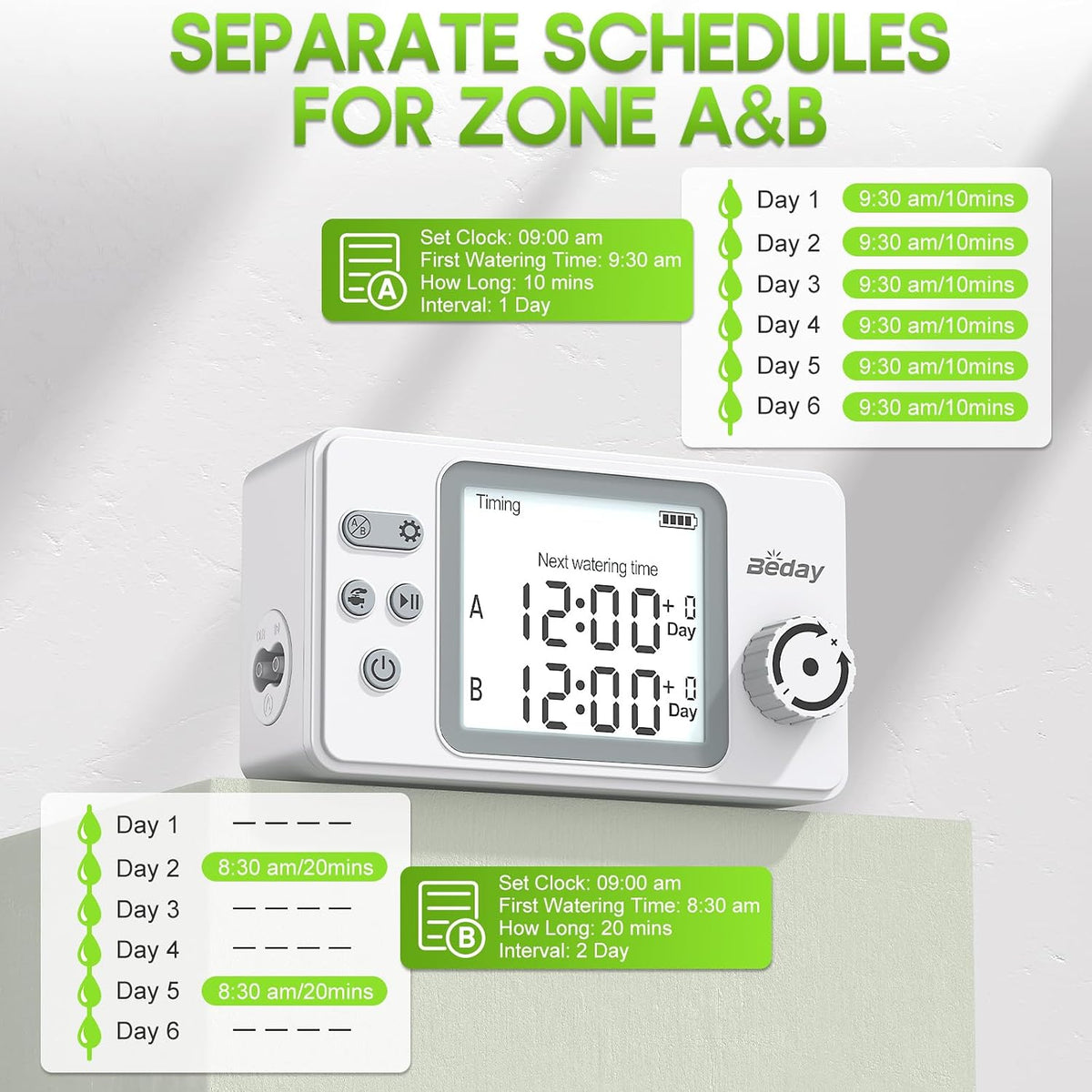 Automatic Plant Waterer Replacement Kit for 15 Potted Plants, Accessories Expansion Set for Auto Drip Irrigation Programmable Self Watering Timer Devices