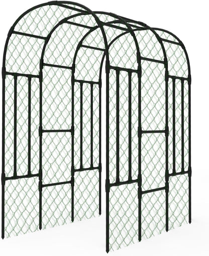 Trellis for Climbing Plants Outdoor - Cucumber Trellis Size:71*47* 79 inch