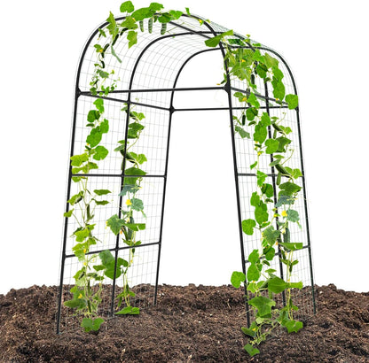 Trellis for Climbing Plants Outdoor - Cucumber Trellis Size:71*47* 79 inch