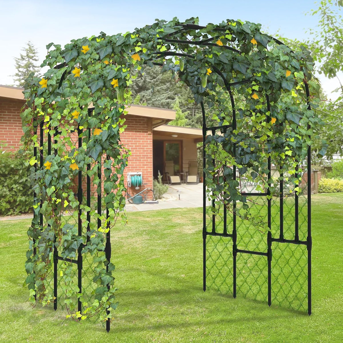 Trellis for Climbing Plants Outdoor - Cucumber Trellis Size:71*47* 79 inch