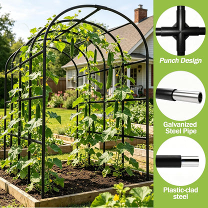 Trellis for Climbing Plants Outdoor - Cucumber Trellis Size:71*47* 79 inch