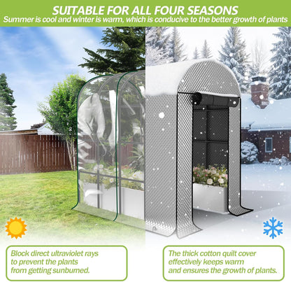 Trellis for Climbing Plants Outdoor - Cucumber Trellis Size:71*47* 79 inch
