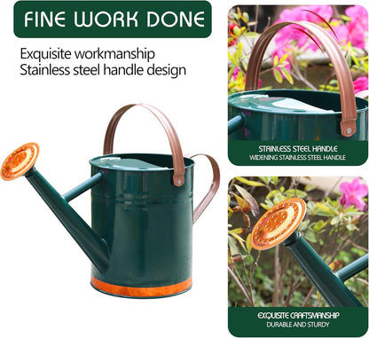 Metal Watering Can for Outdoor Plants, Watering Can Decor 1 Gallon (GB)