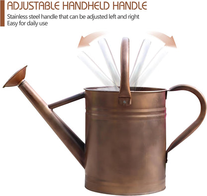 Metal Watering Can for Outdoor Plants, Watering Can Decor 1 Gallon (GB)