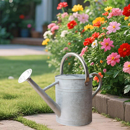 Metal Watering Can for Outdoor Plants, Watering Can Decor 1 Gallon (GB)