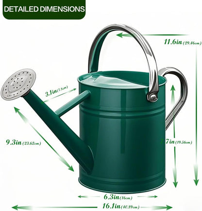 Metal Watering Can for Outdoor Plants, Watering Can Decor 1 Gallon (GB)