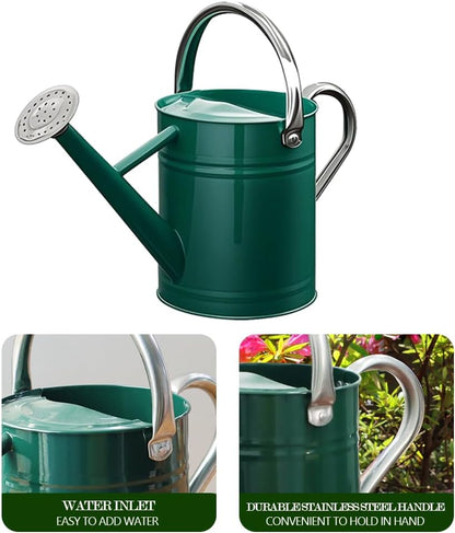 Metal Watering Can for Outdoor Plants, Watering Can Decor 1 Gallon (GB)