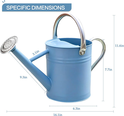 Metal Watering Can for Outdoor Plants, Watering Can Decor 1 Gallon (GB)
