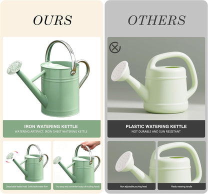 Metal Watering Can for Outdoor Plants, Watering Can Decor 1 Gallon (GB)